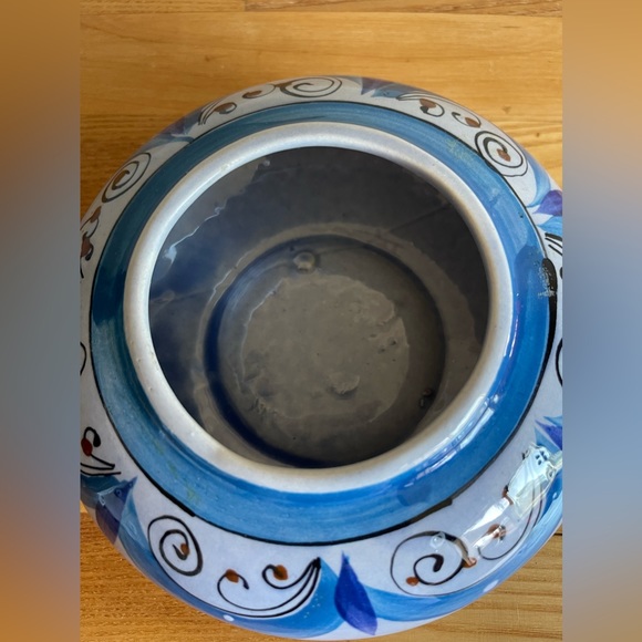 Vintage Mexican pottery bowl/planter. Signed - Picture 8 of 10
